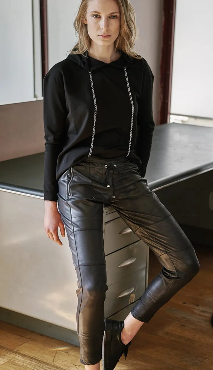 Candy Faux Leather Black Pant (Best-Seller!)