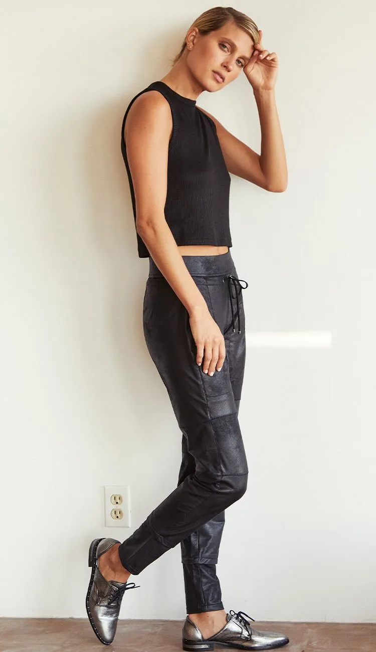 Candy Faux Leather Black Pant (Best-Seller!)