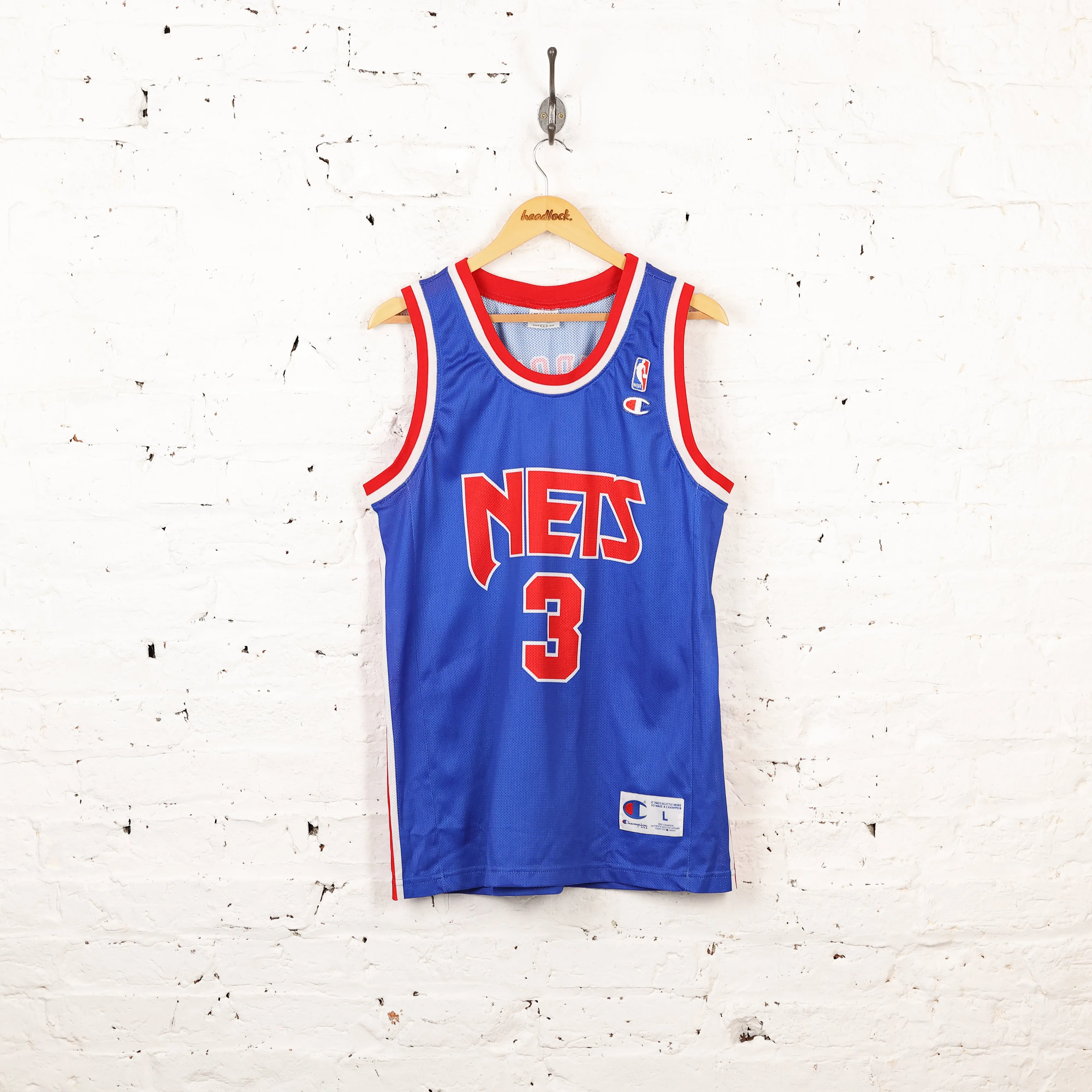 Champion Brooklyn Nets Petrovic Basketball Jersey - Blue - L