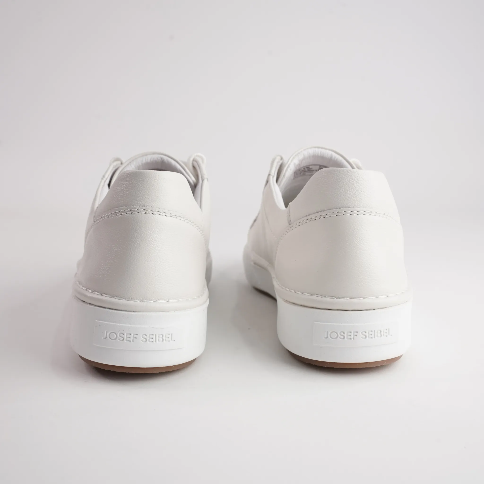 Claire 01 White Leather Sneakers