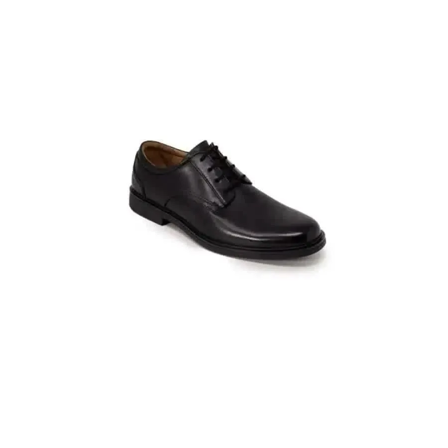 Clarks Men's Black Leather Slip On Shoes Size 2.5