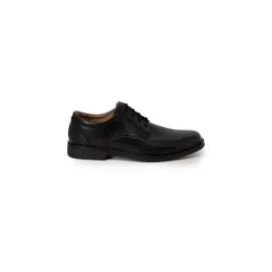 Clarks Men's Black Leather Slip On Shoes Size 2.5