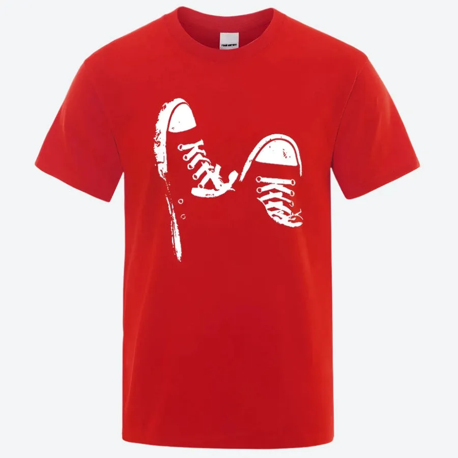Cool Sneakers Graphic Cotton T-Shirts