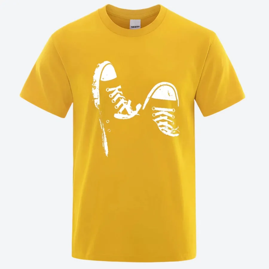 Cool Sneakers Graphic Cotton T-Shirts