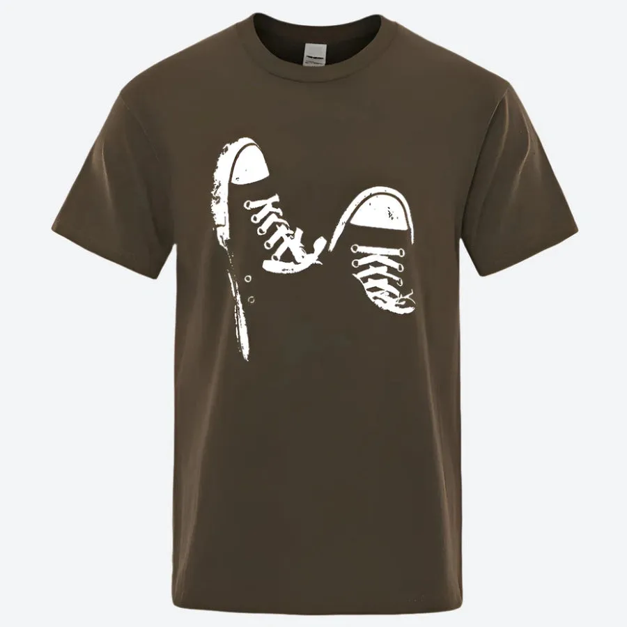 Cool Sneakers Graphic Cotton T-Shirts