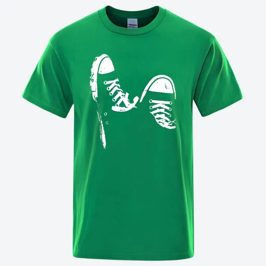 Cool Sneakers Graphic Cotton T-Shirts