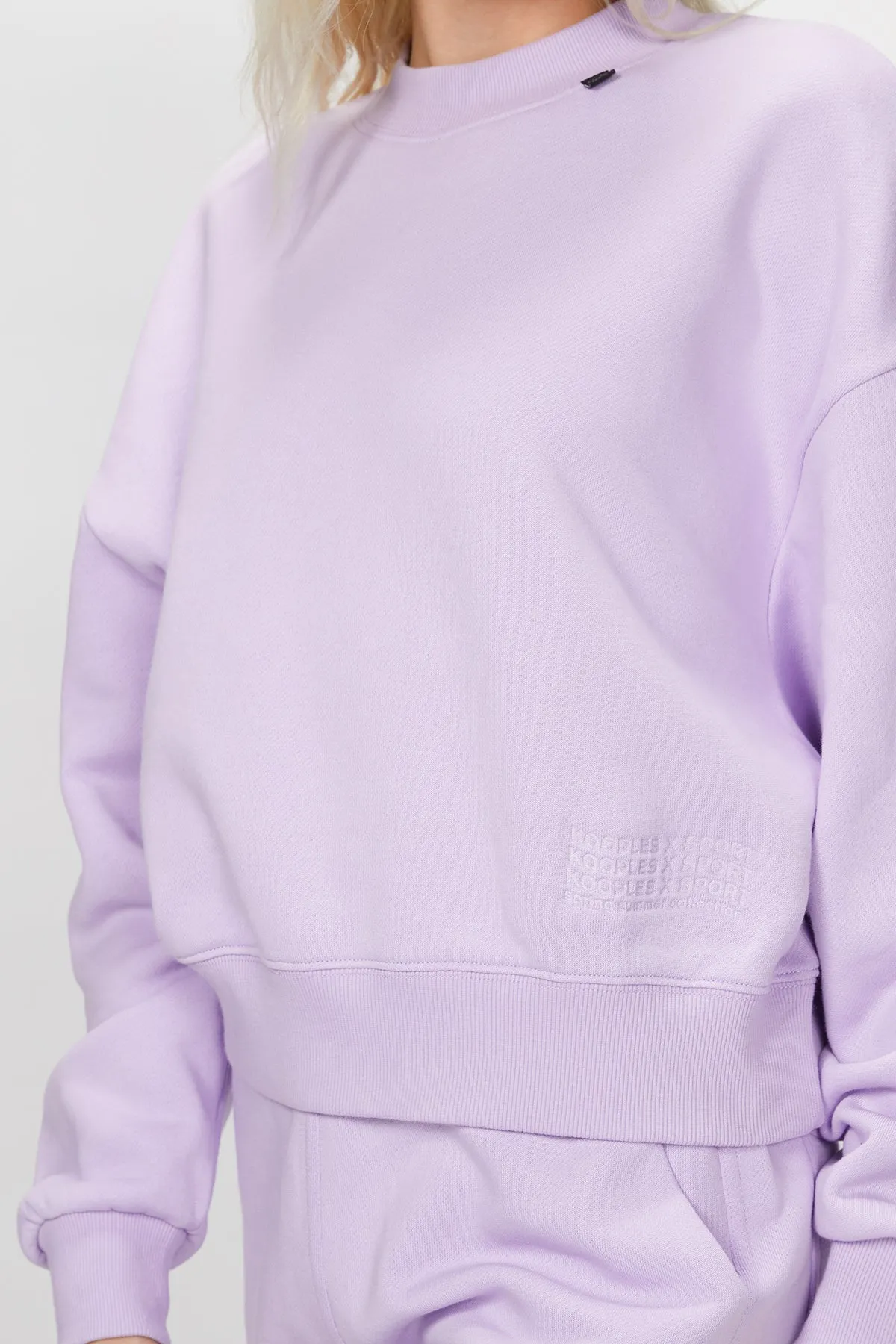 COTTON-JERSEY LOGO SWEATSHIRT