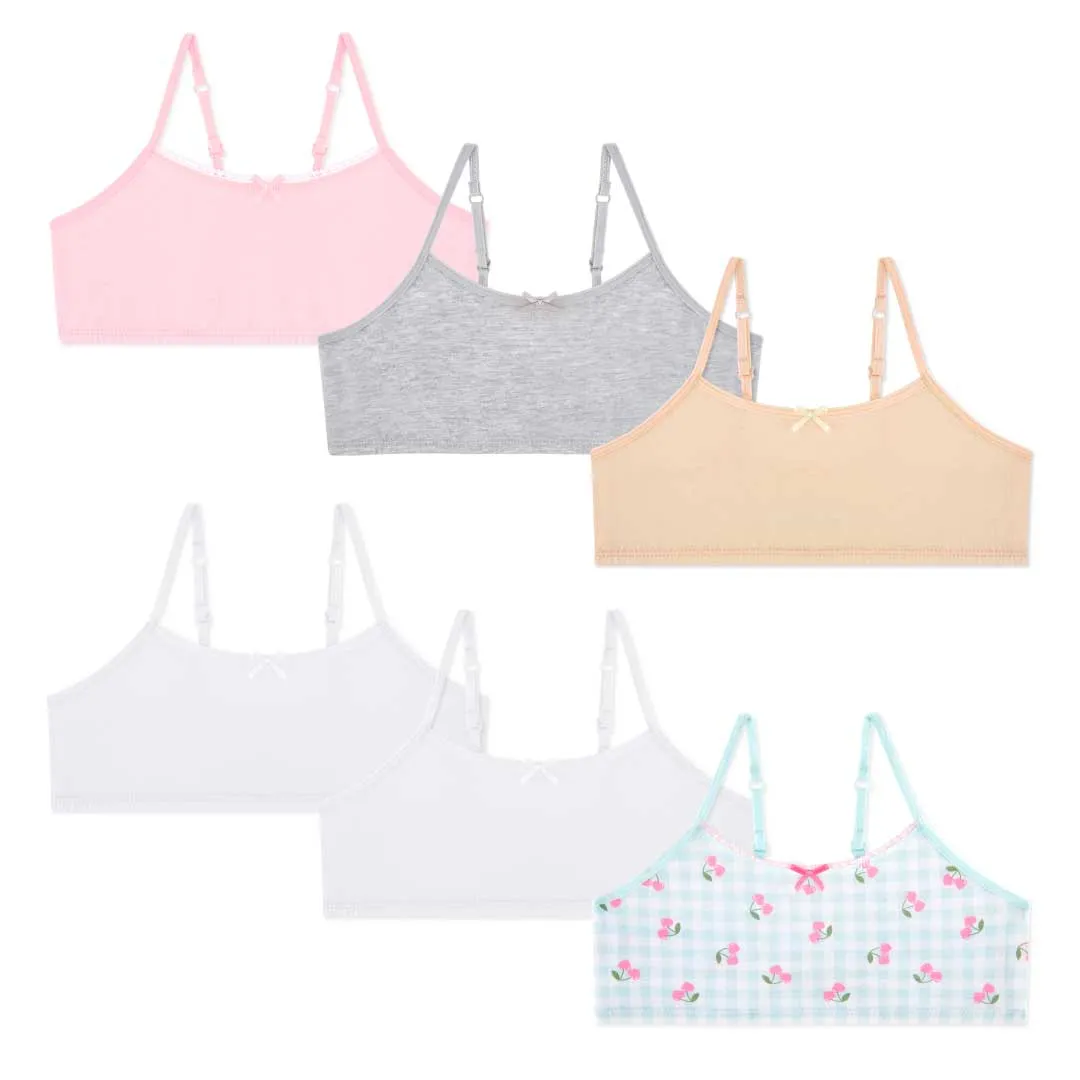 Cotton Spandex Training Bras - 6 Pack
