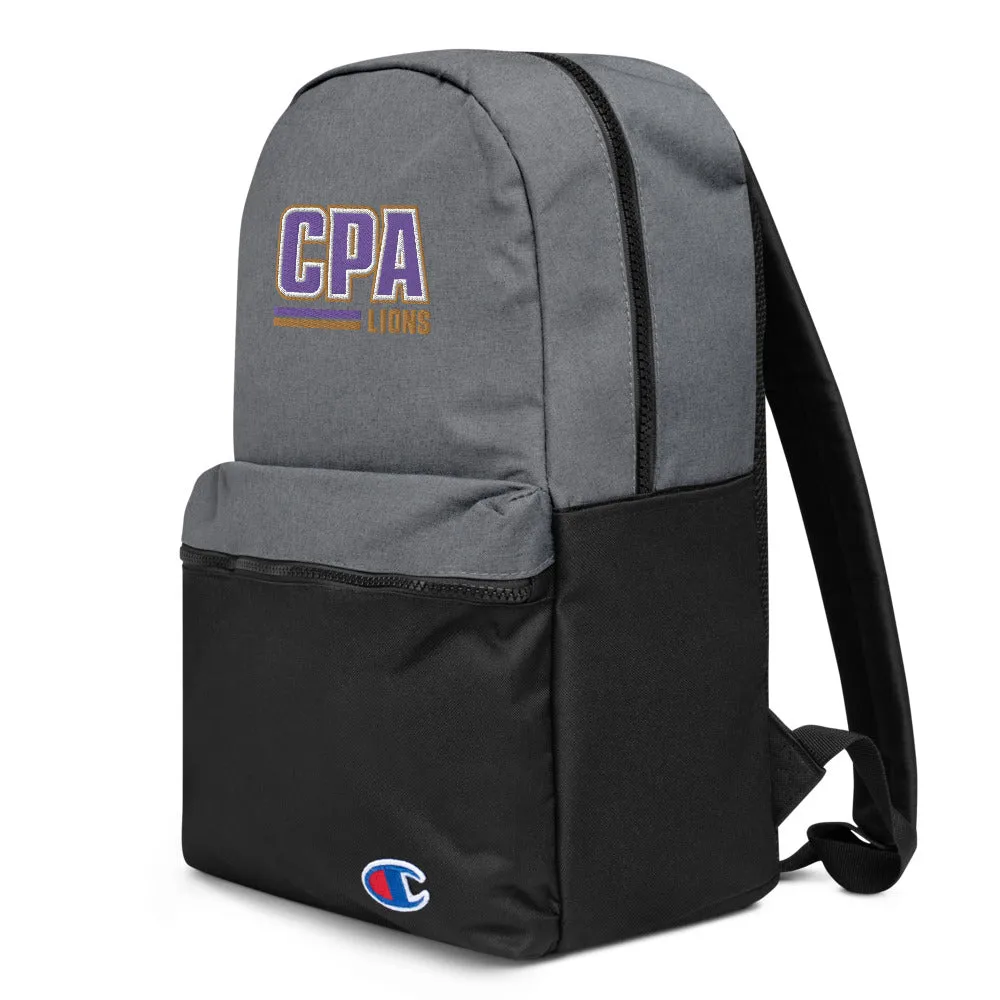 CPA Lions / Embroidered Champion Backpack