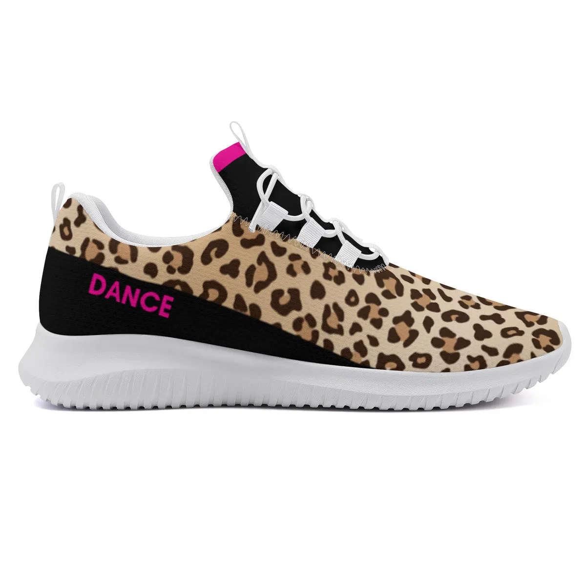 Dance Sneakers - Leopard Print Dance Shoes