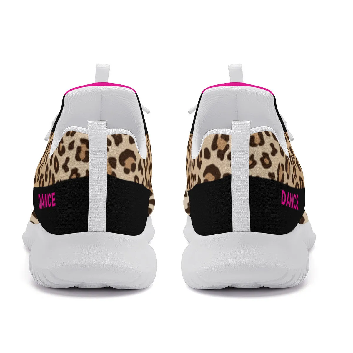 Dance Sneakers - Leopard Print Dance Shoes
