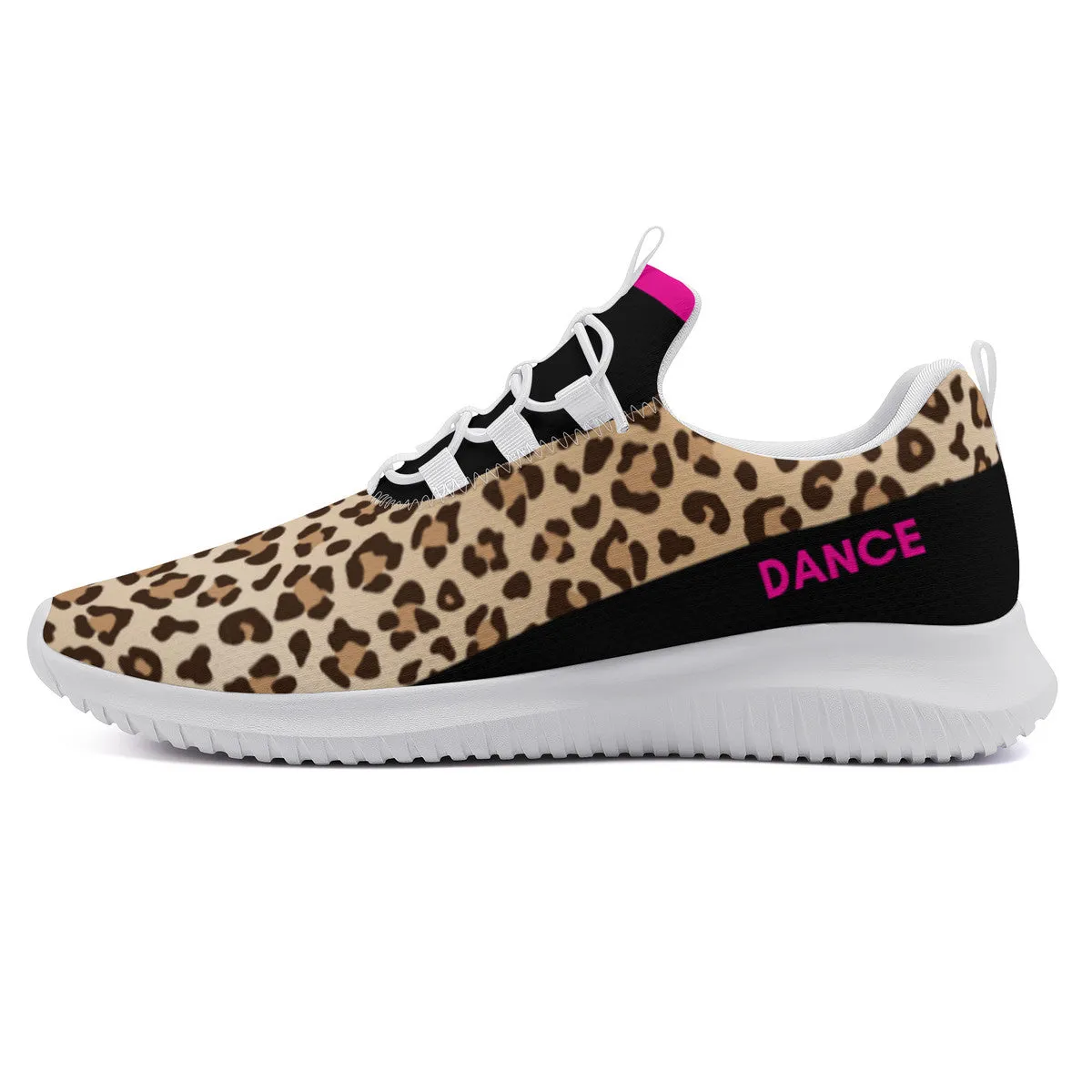 Dance Sneakers - Leopard Print Dance Shoes