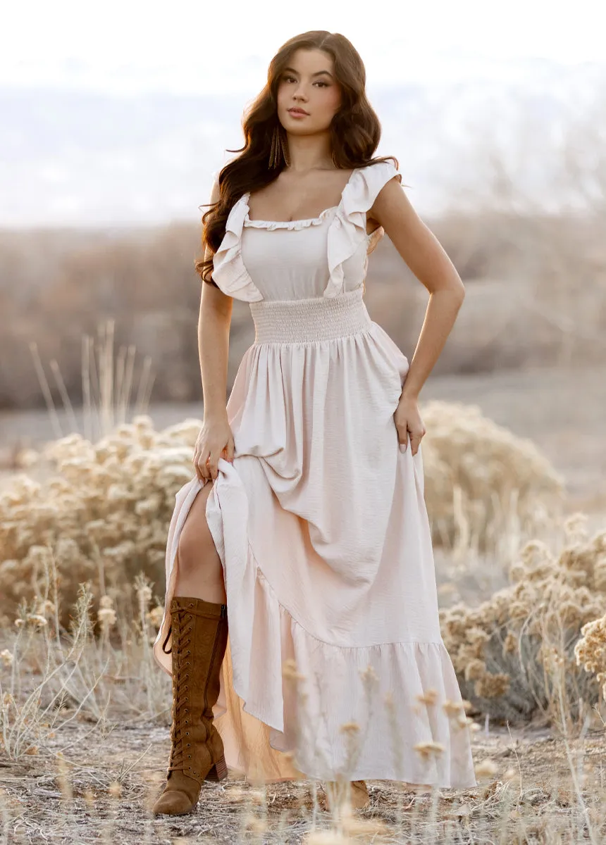 Dawn Dress in Ecru