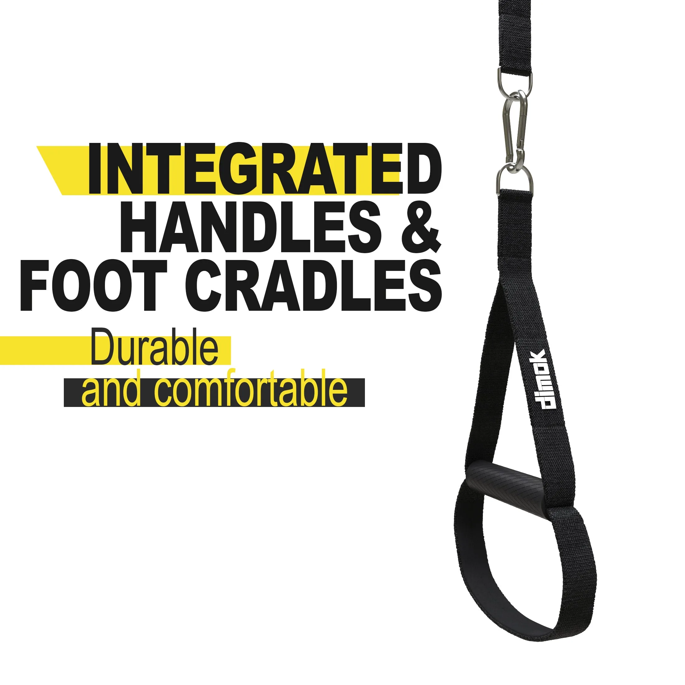 Dimok Suspension Trainer Resistance Exercise Full Body Workout