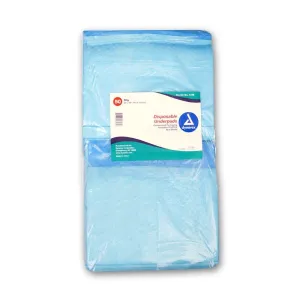 Dynarex #1348 Super-Absorbent Underpads, 30x36 in. 90 gram, 50 ct