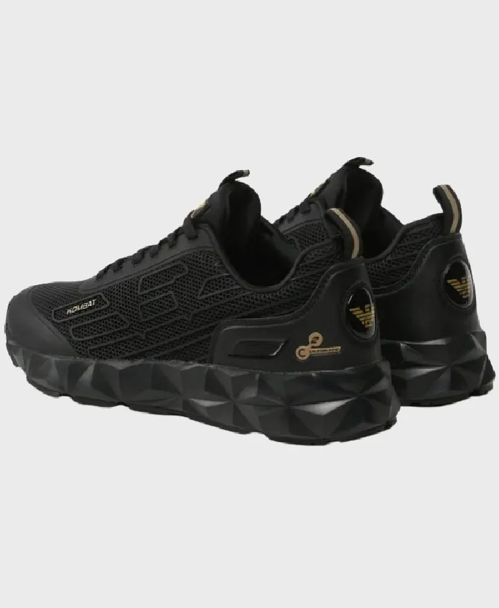 EA7 Emporio Armani X8X154 Woven Sneaker Triple Black/Gold
