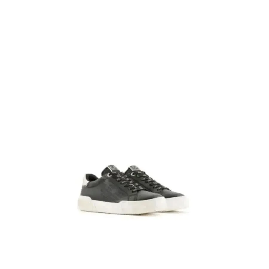 EA7 Women's Black Sneakers Size 3 - Spring/Summer Collection
