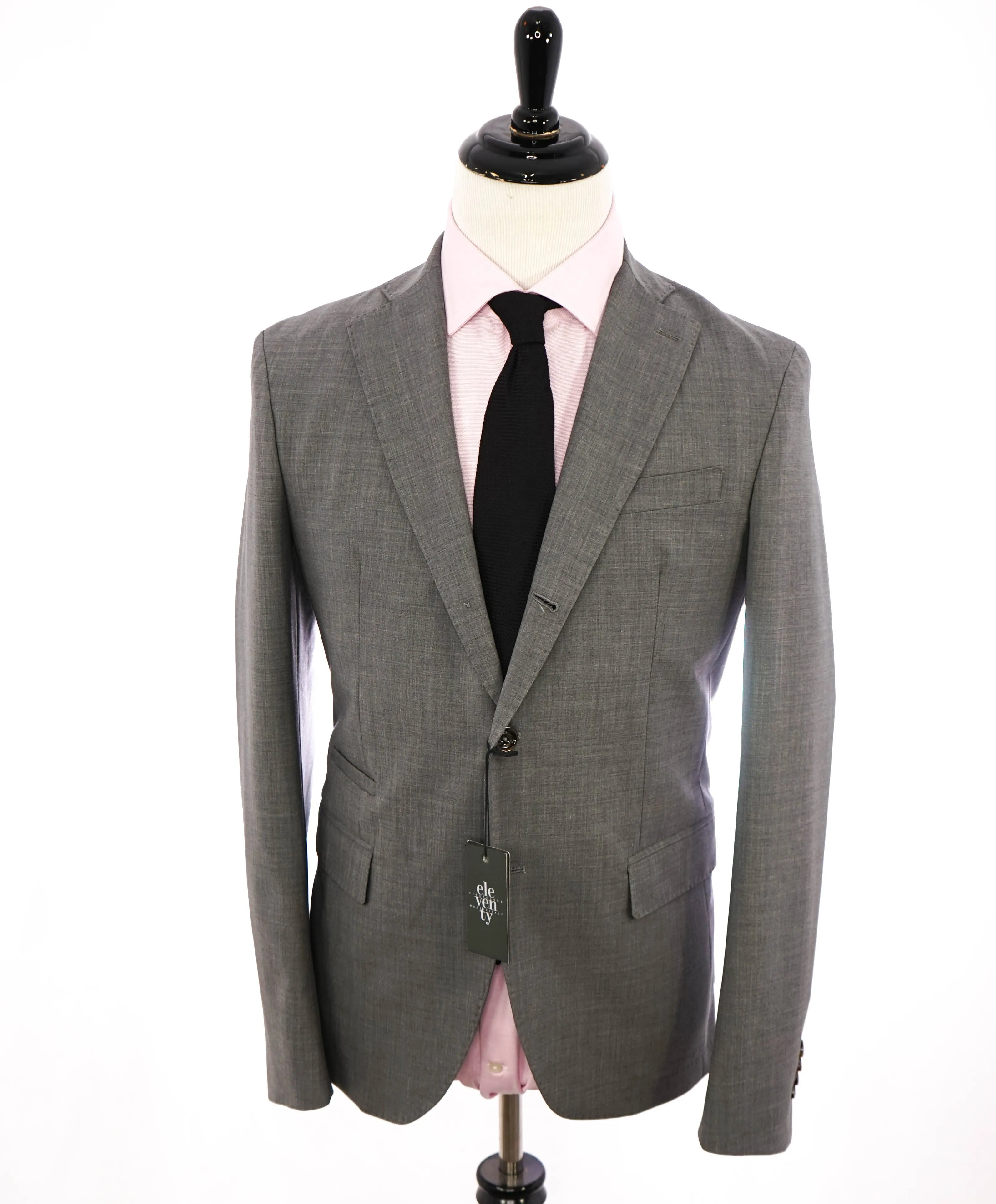 ELEVENTY - Gray Wool * CLOSET STAPLE * 2-Button Blazer - 38 (48 EU)