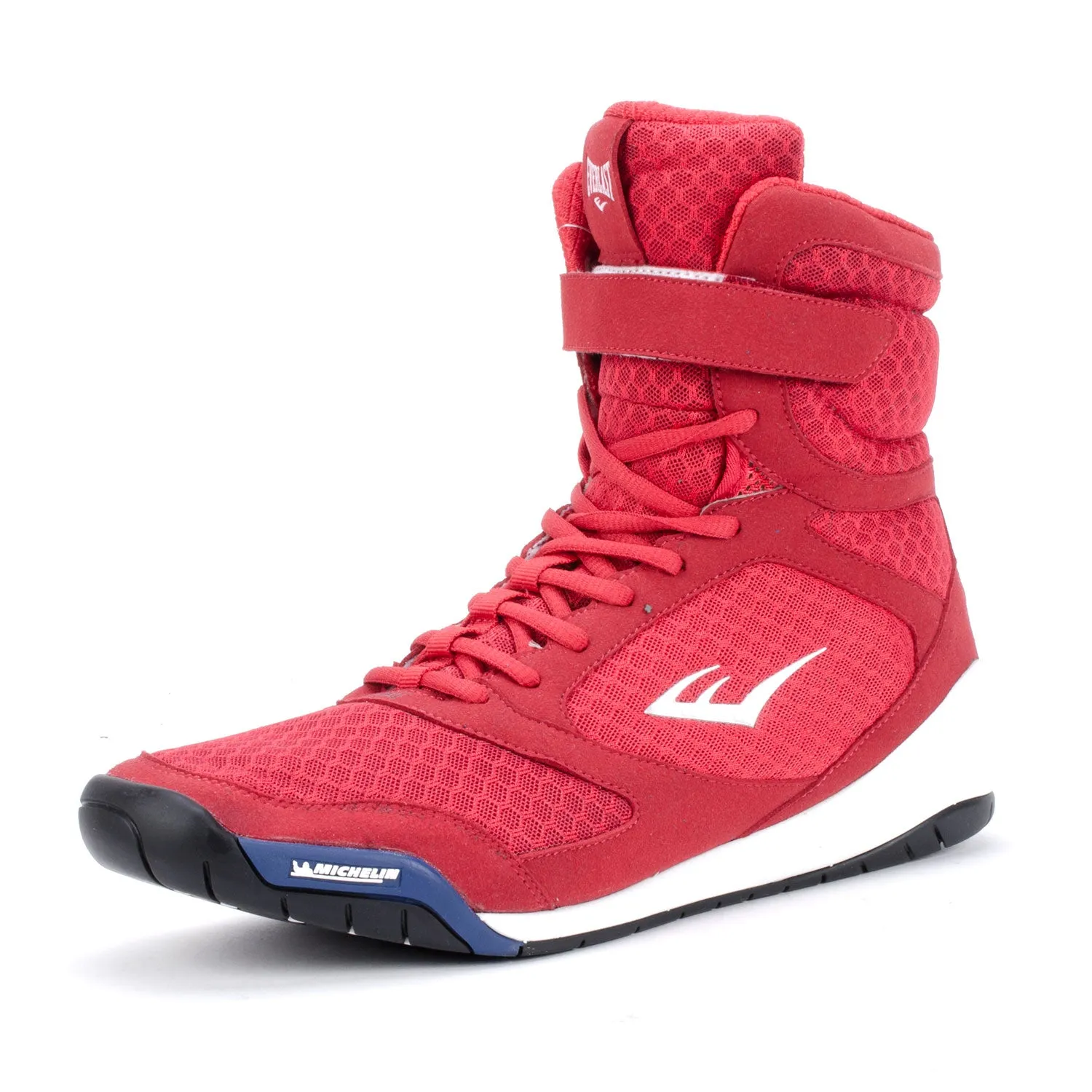 Elite Red High Top Boxing Shoes