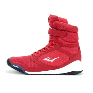 Elite Red High Top Boxing Shoes