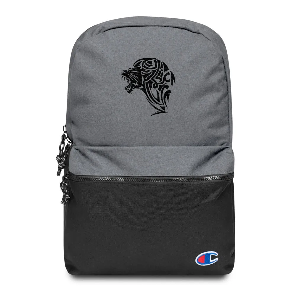 Embroidered Champion UnFazed Lion Backpack