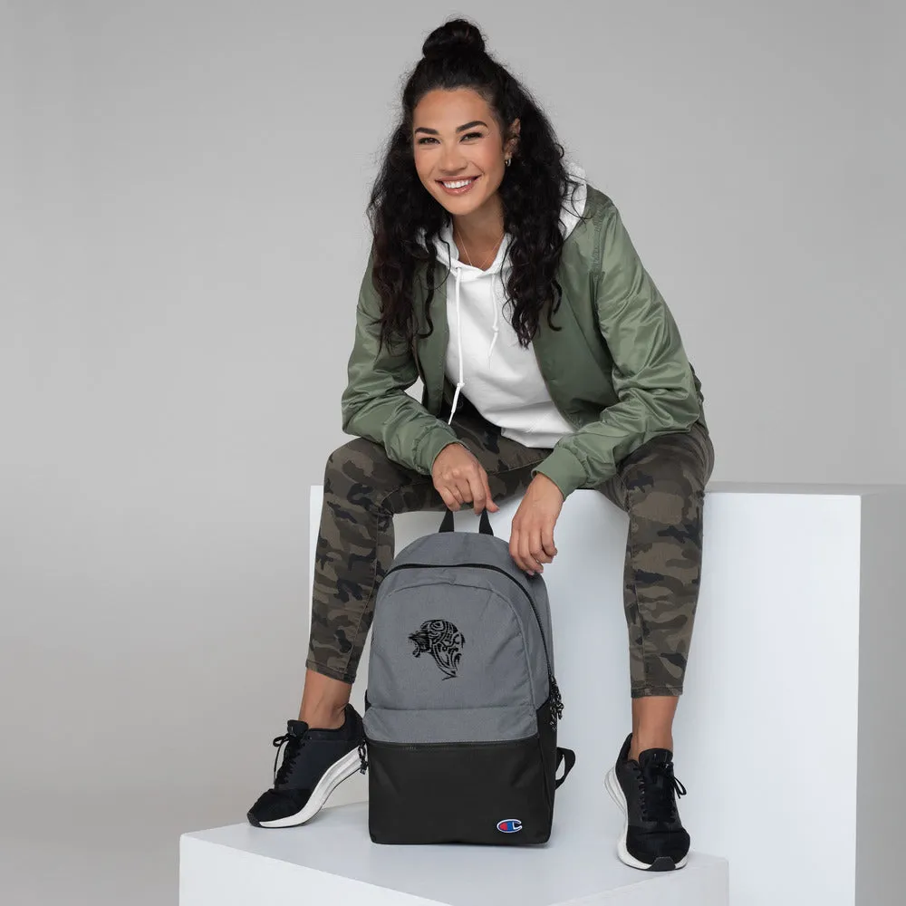 Embroidered Champion UnFazed Lion Backpack