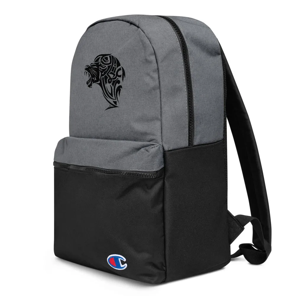 Embroidered Champion UnFazed Lion Backpack