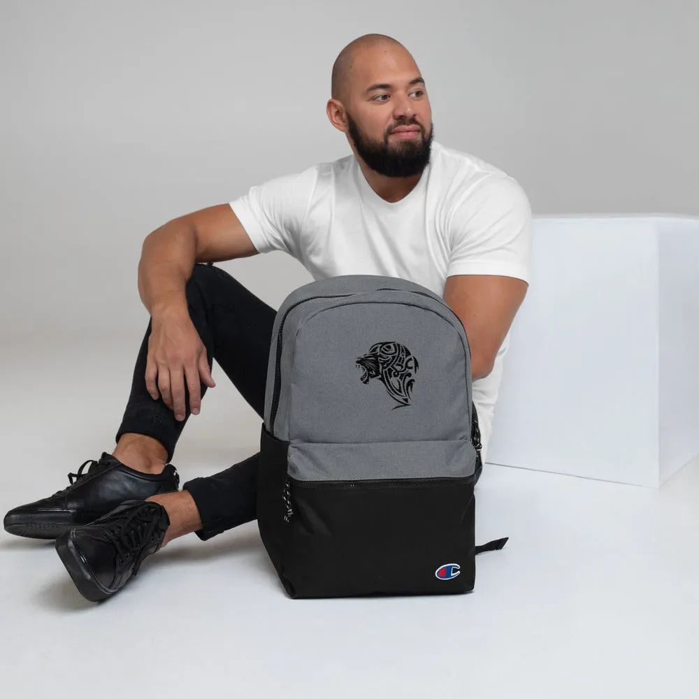 Embroidered Champion UnFazed Lion Backpack