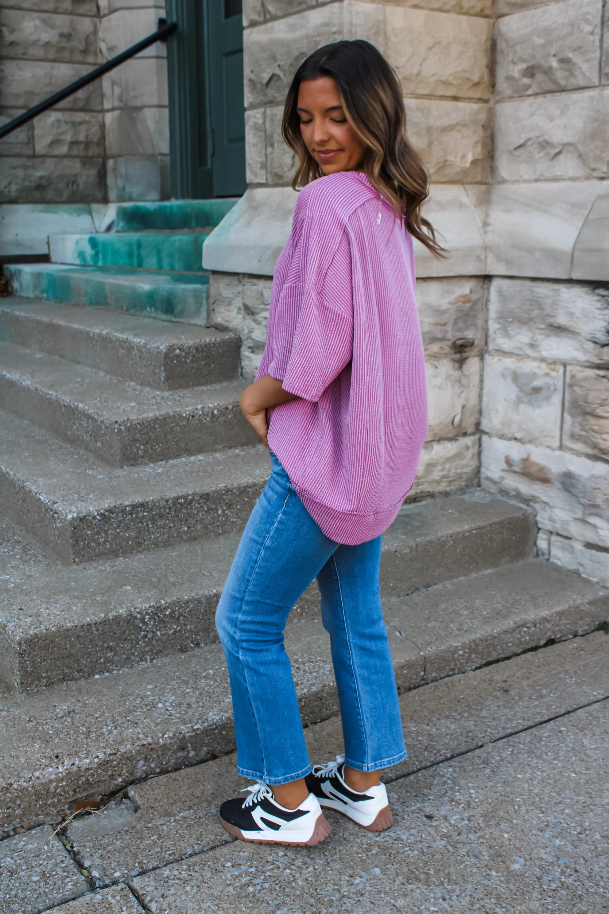 Everyday Essential Crewneck • Dusty Rose