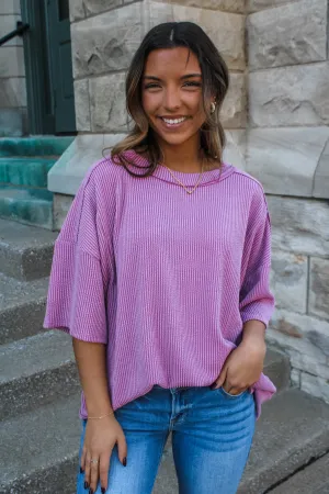 Everyday Essential Crewneck • Dusty Rose