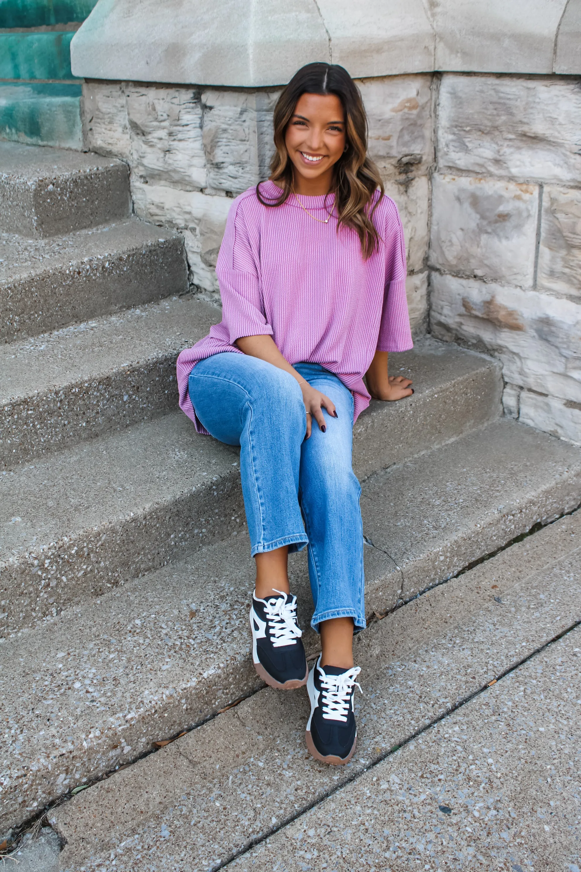 Everyday Essential Crewneck • Dusty Rose