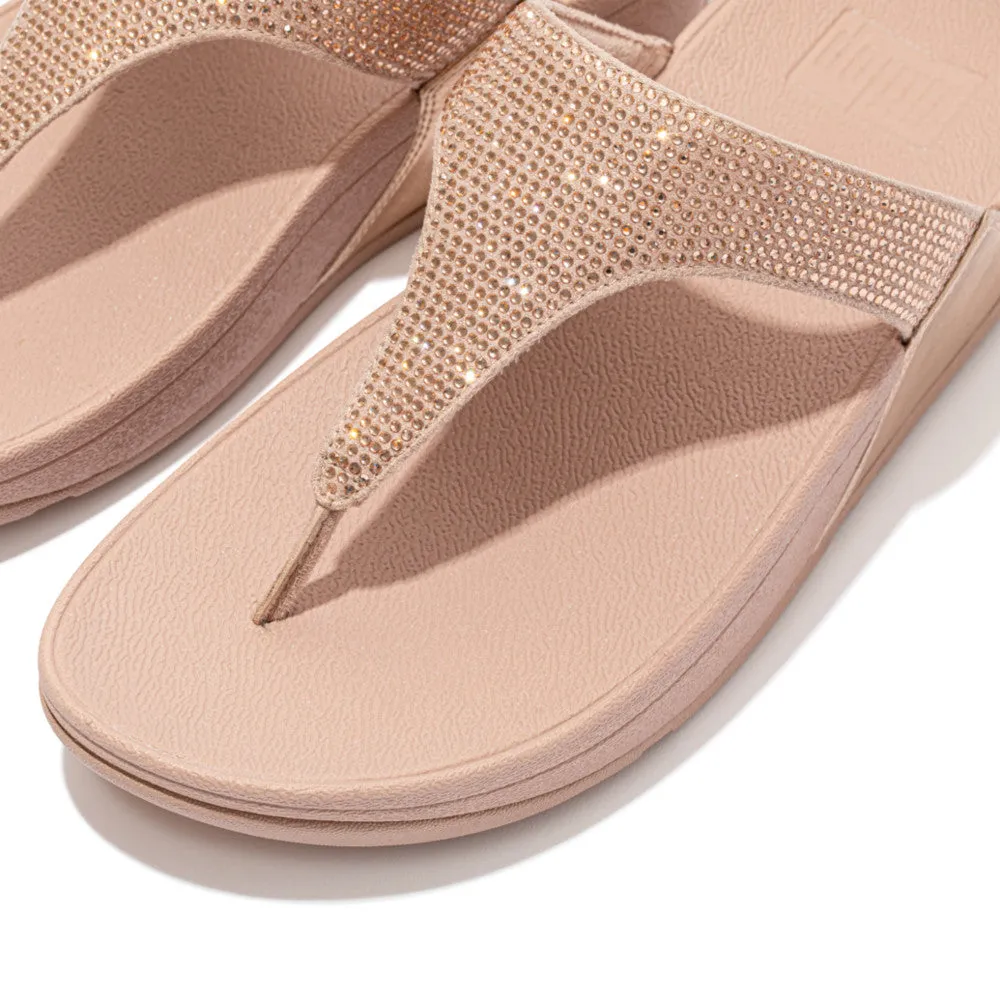 FitFlop LULU Crystal Toe-Post Sandals
