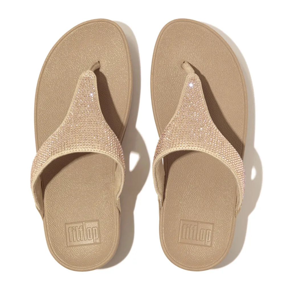 FitFlop LULU Crystal Toe-Post Sandals