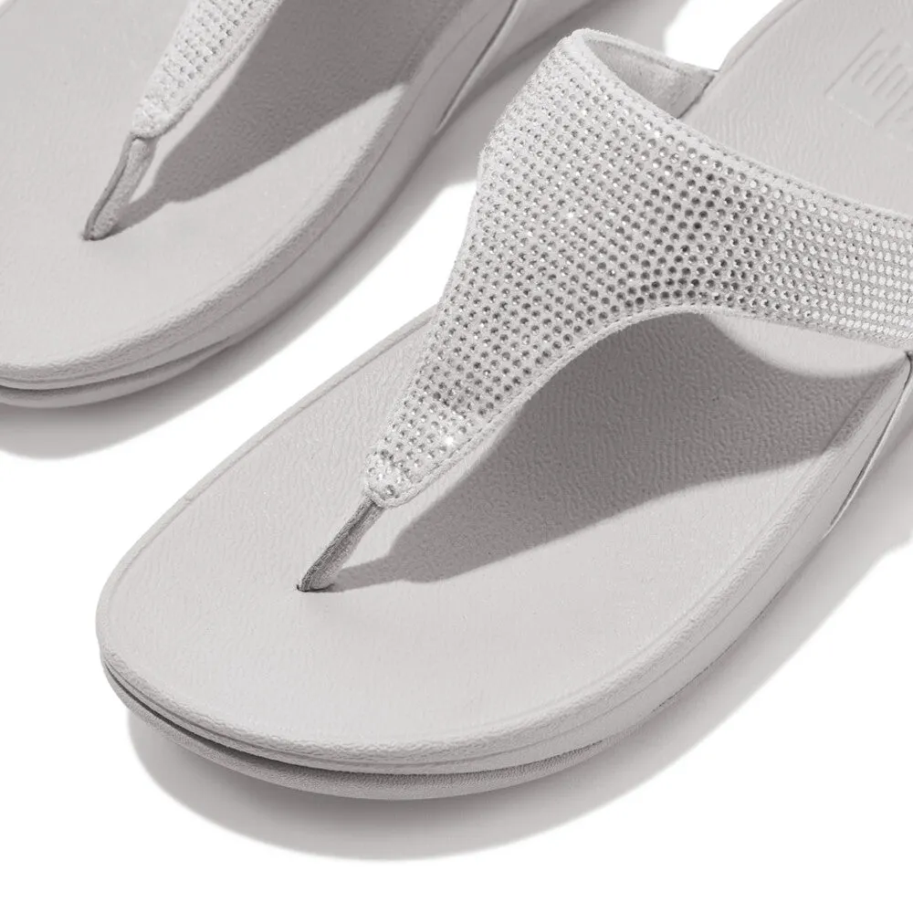 FitFlop LULU Crystal Toe-Post Sandals