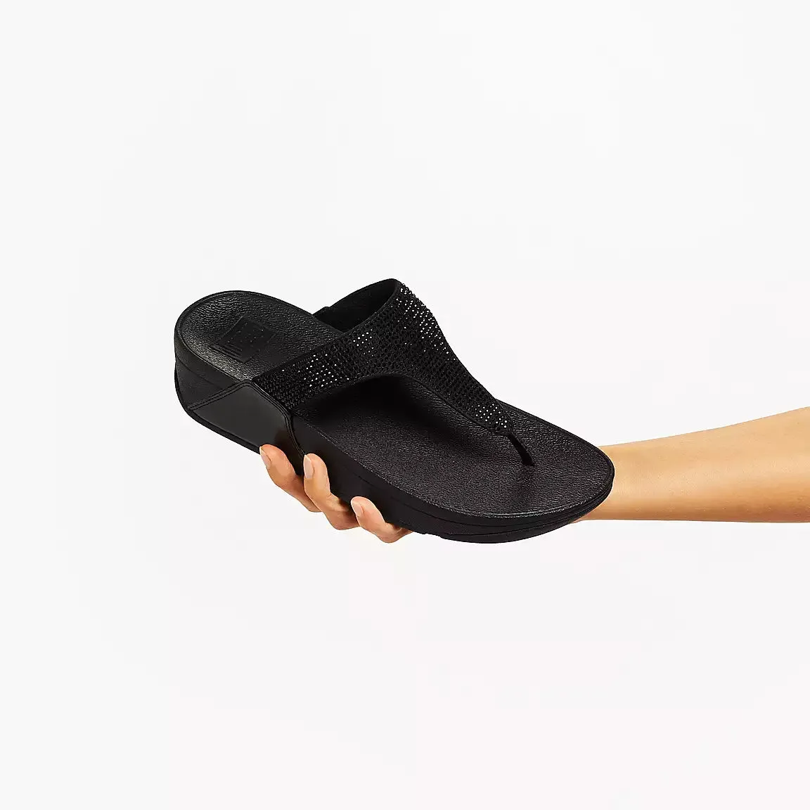 FitFlop LULU Crystal Toe-Post Sandals