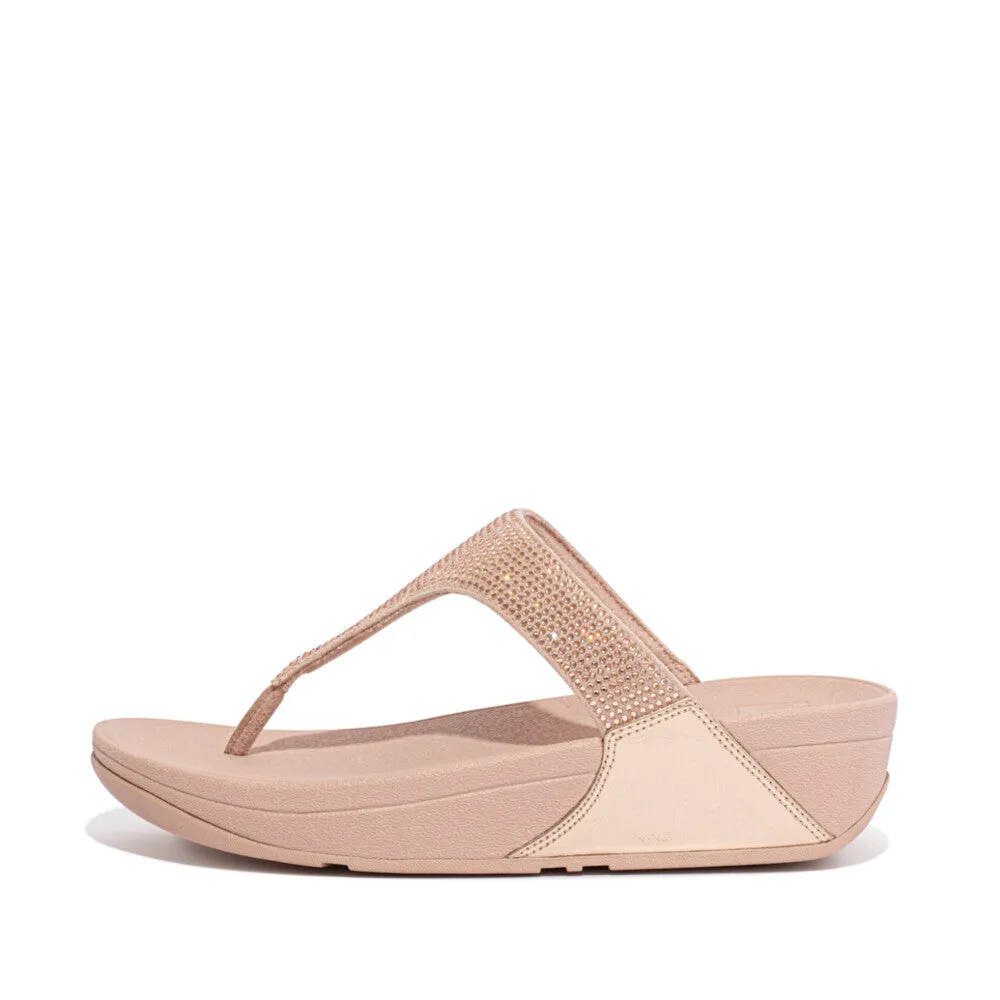FitFlop LULU Crystal Toe-Post Sandals