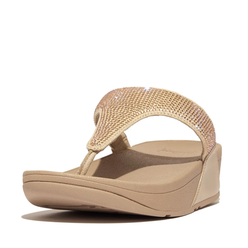FitFlop LULU Crystal Toe-Post Sandals