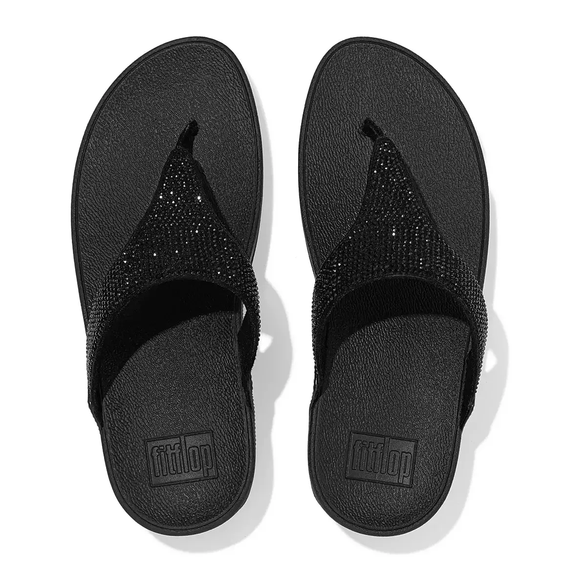 FitFlop LULU Crystal Toe-Post Sandals