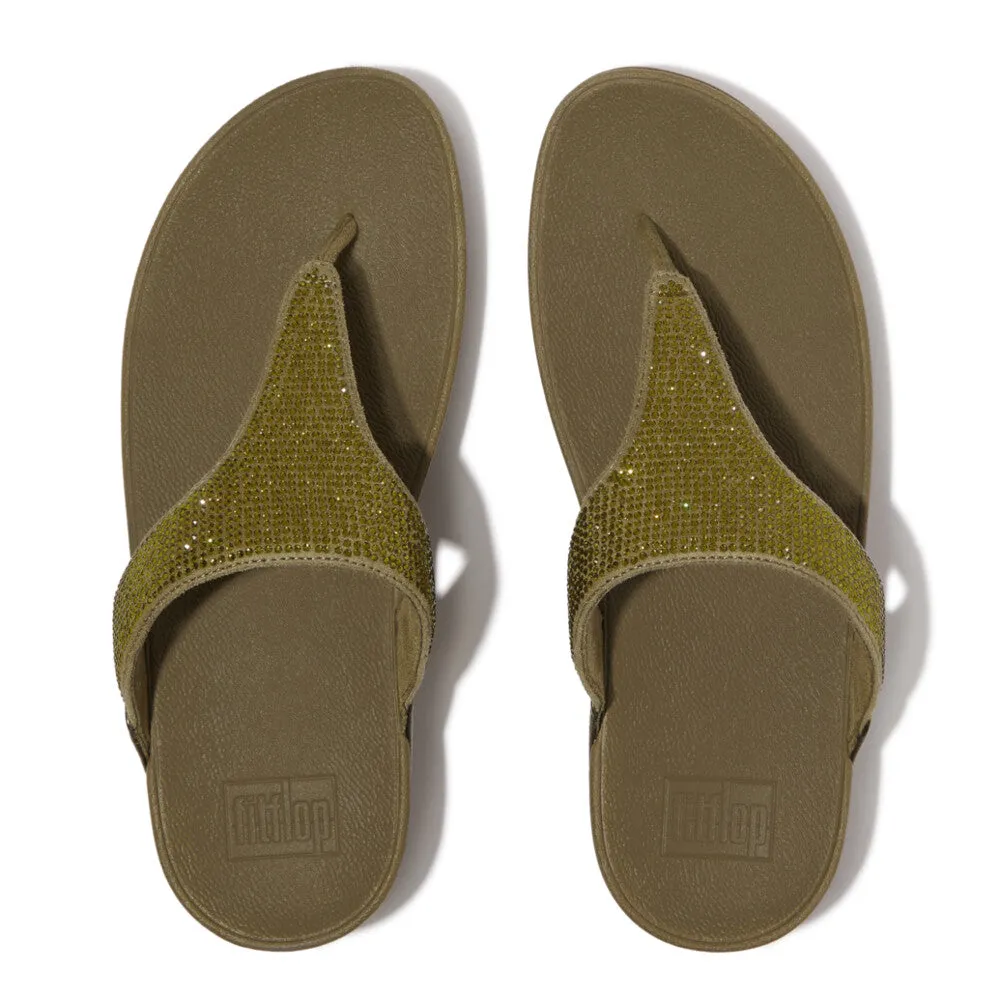 FitFlop LULU Crystal Toe-Post Sandals