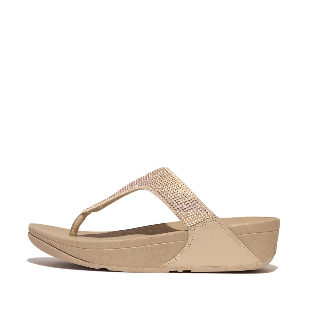FitFlop LULU Crystal Toe-Post Sandals