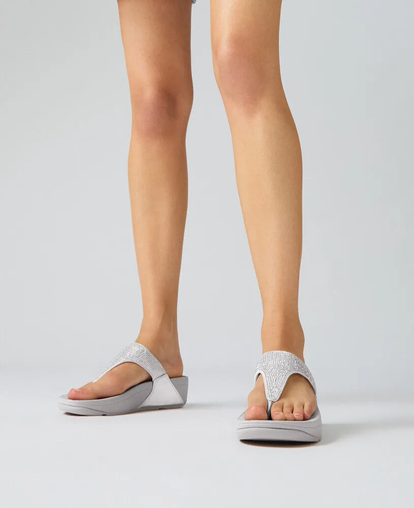 FitFlop LULU Crystal Toe-Post Sandals