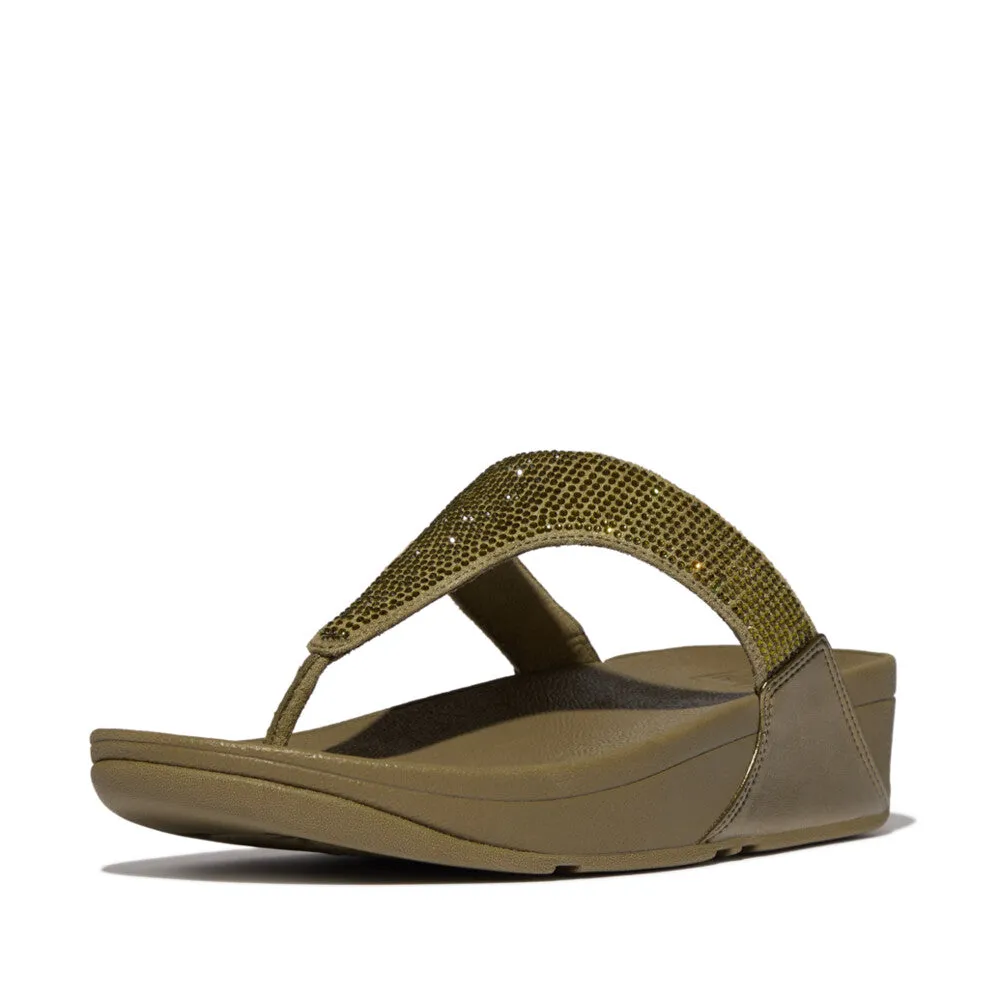 FitFlop LULU Crystal Toe-Post Sandals