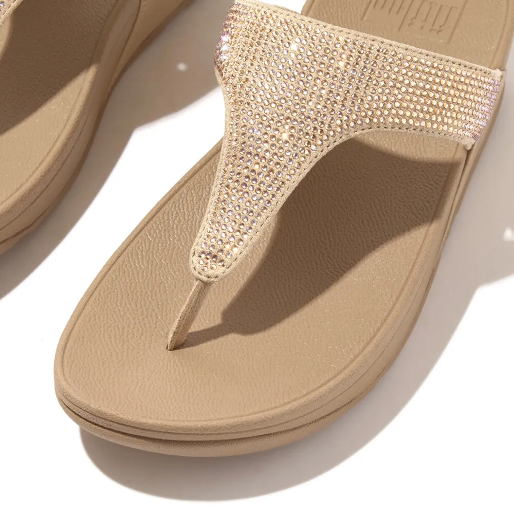 FitFlop LULU Crystal Toe-Post Sandals