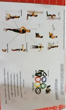 Fitness Resistance Bands - Total Body Workout – Targets arms, legs, glutes, chest, and core for well-rounded training