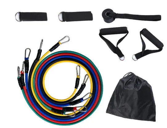 Fitness Resistance Bands - Total Body Workout – Targets arms, legs, glutes, chest, and core for well-rounded training