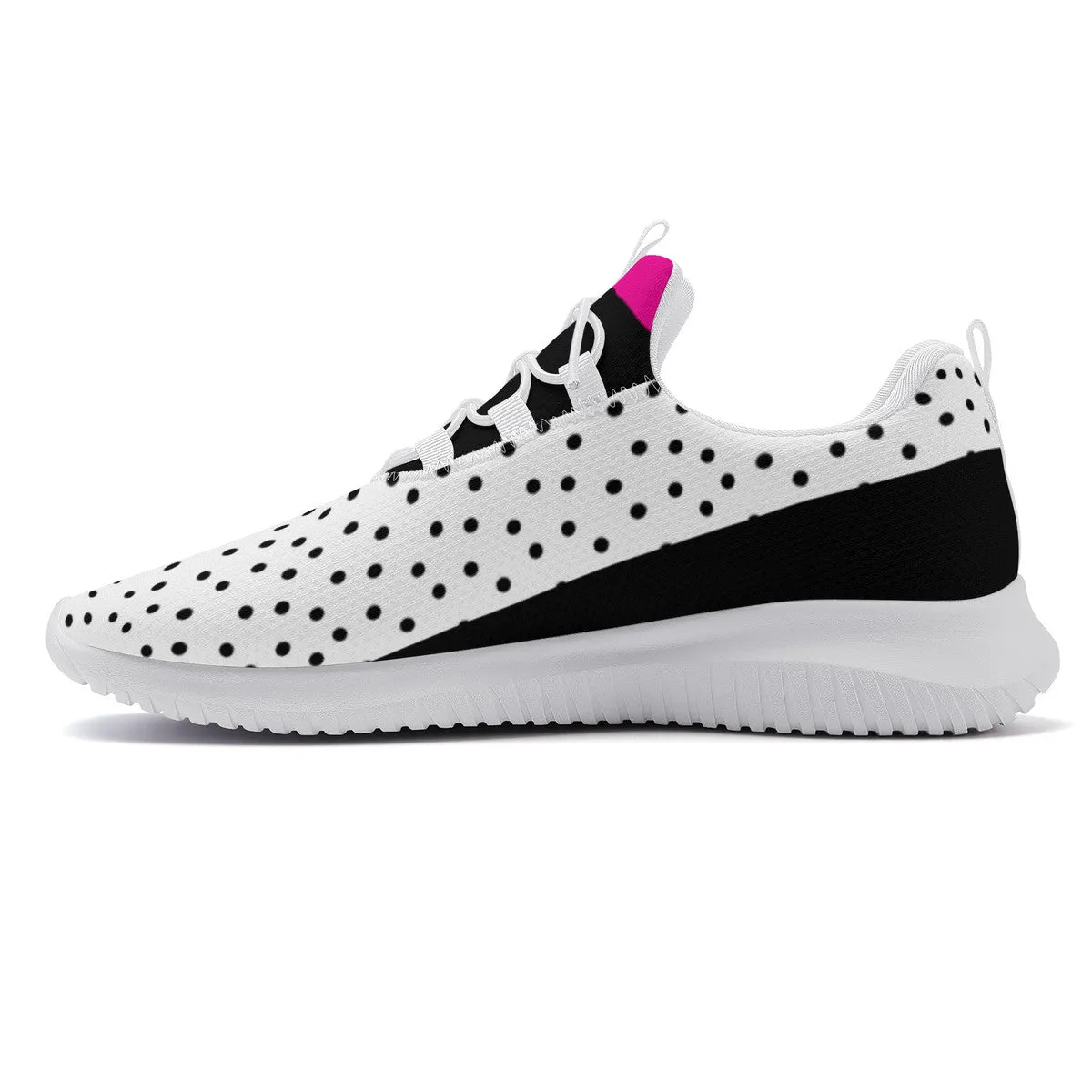 Fitness sneaker - Polka Dot - White