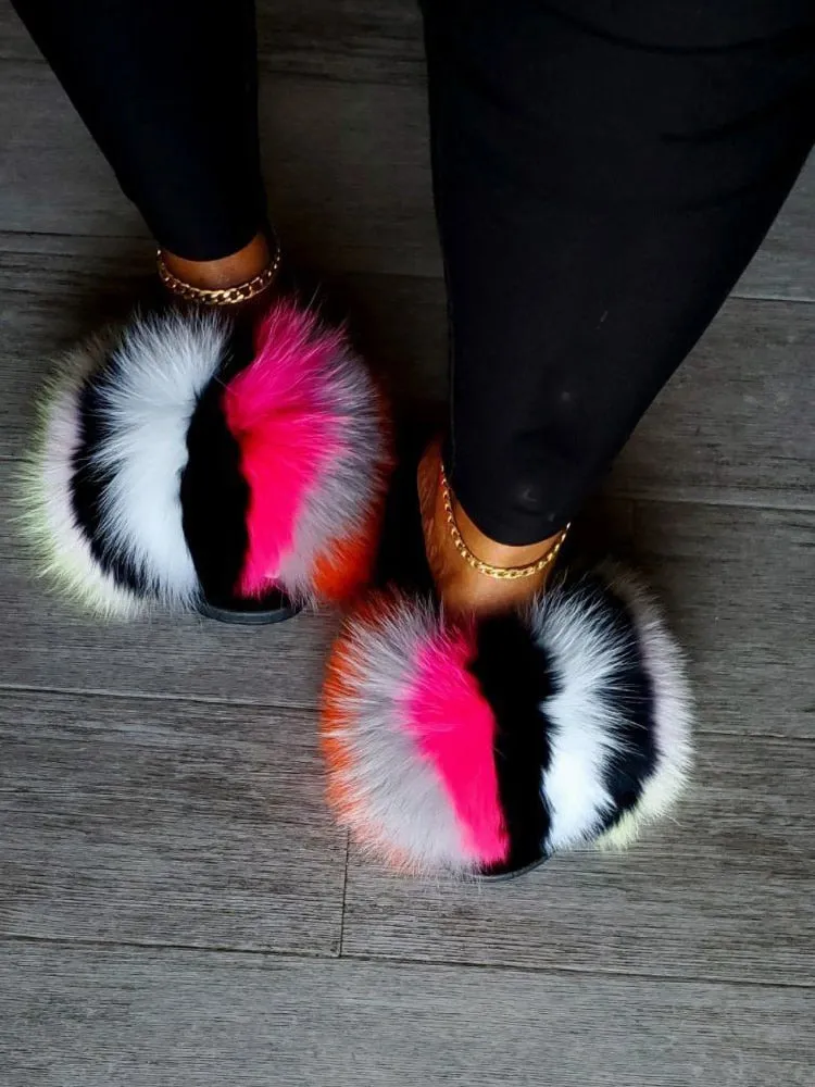 Fluffy Fur Slippers