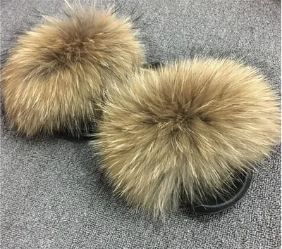 Fluffy Fur Slippers