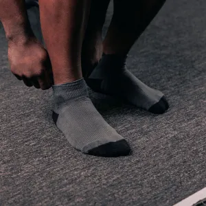 Forge Grey Trainer Socks