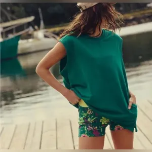 Free People Movement | Hot Shot Micro Set - Heritage Green Floral -  NWT